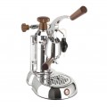 La Pavoni Stradavari Espresso Machines wood chrome 8 cup