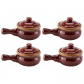 Restaurant Style French Onion Soup Crock  Set of 4
