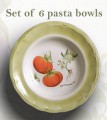 Vegetable Pasta Bowls  set of 6
