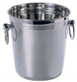 Champagne bucket with ring handles