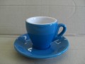 Nuova point Milano Espresso Cups Set of 6  BLUE made in Italy elegance
