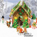 Winter Holiday Gingerbread House