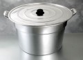 Light Weight Aluminum Outddor Cooking Pot with Cover 64 quart