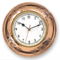 Copper Grape Motif Clock 