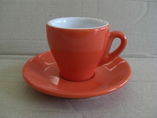 Red Espresso Cups Milano Nuova Point , made in Italy!