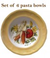 Harvest Pasta Bowls  set of 6