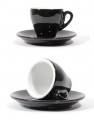 Nuova point Milano Espresso Cups Set of 6  BLACK made in Italy